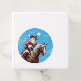 Giddyup Jingle Horse Santa Claus Weihnachtsgeschen Geschenkanhänger