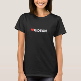 Gideon Love, Heart Design Loved by Anyone who Like T-Shirt