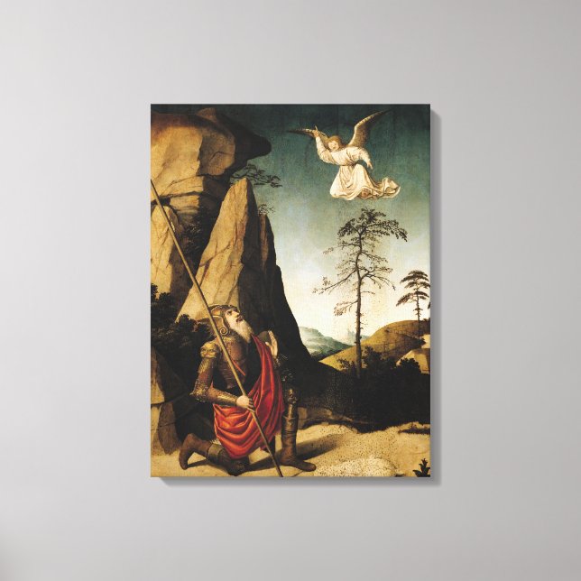 Gideon und die Fleece, c.1490 Leinwanddruck (Vorderseite)
