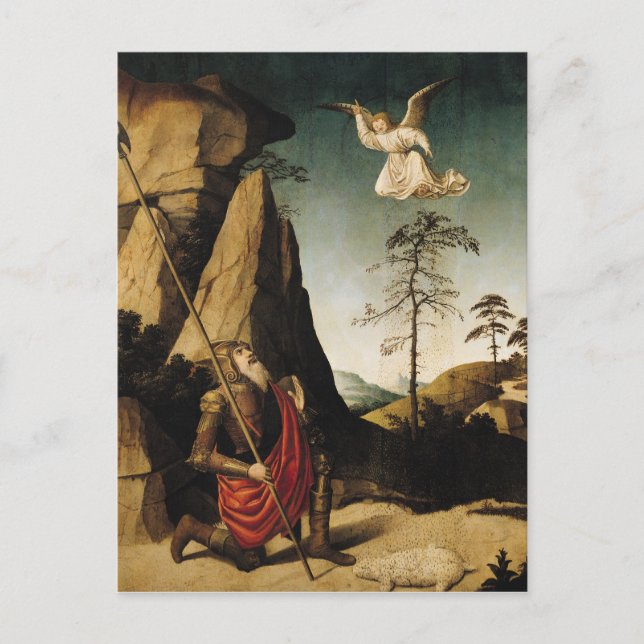 Gideon und die Fleece, c.1490 Postkarte (Vorderseite)