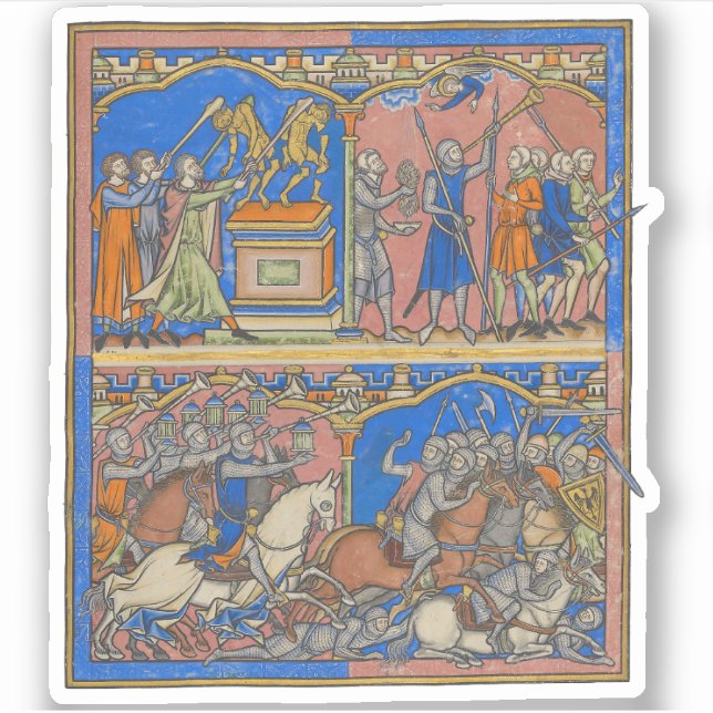 Gideon's Valiant Three Hundred The Crusader Bible Aufkleber (Vorderseite)