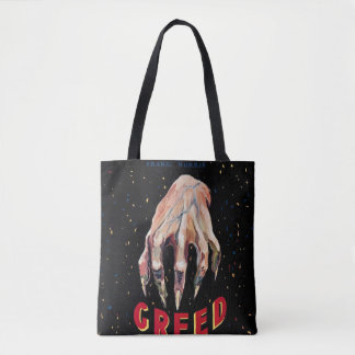 Gier-Vintage-Poster Tasche