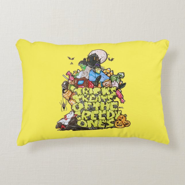 Giermonster-Pillow Dekokissen (Vorderseite)