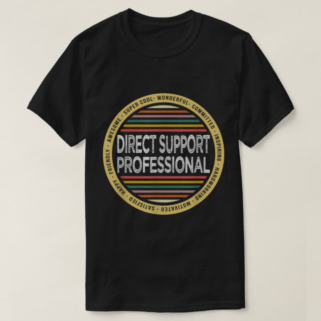 Gießen Sie Berufliche Funny Professionals direkt z T-Shirt (Design vorne)
