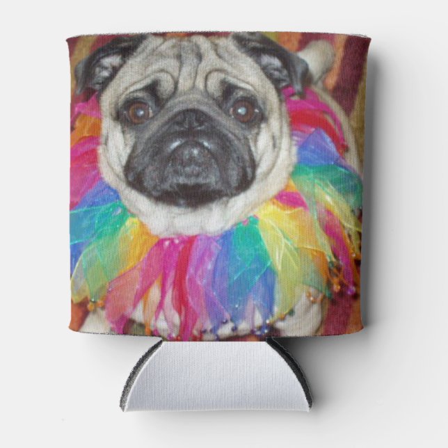 Gießen Sie den Mops Dosenkühler (Vorderseite)