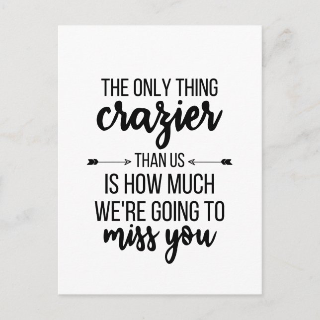 Gießen Sie weg, Boss Verlassend, Bestes Freund-Ges Postkarte (Vorderseite)