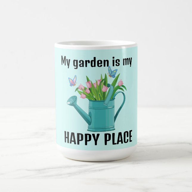 Gießkanne Gartendesign Kaffeetasse (Mittel)