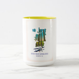 Gifford Pinchot National Forest, washington Staat Zweifarbige Tasse