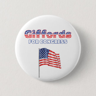 Giffords für Kongress-patriotische amerikanische Button