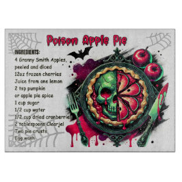 Gift-Apfelkuchen - Ein unheilvolles Halloween-Slic Schneidebrett