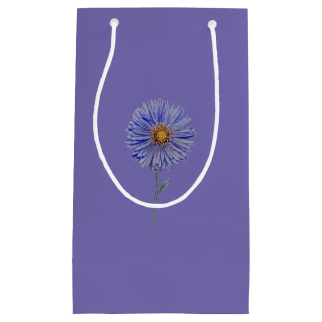 GIFT BAG ART AND DESIGN BLUME STIL KLEINE GESCHENKTÜTE (Vorderseite)