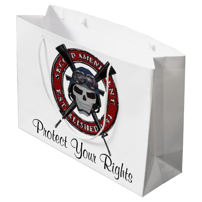 Gift Bag Große Geschenktüte (Rückseite Schrägansicht)