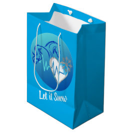 Gift Bag Let it Snow! Mittlere Geschenktüte