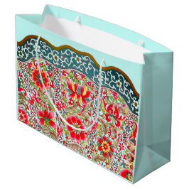 GIFT-BAGS CHINESISCHE PATTERN CUSTOM-DESIGN GROßE GESCHENKTÜTE