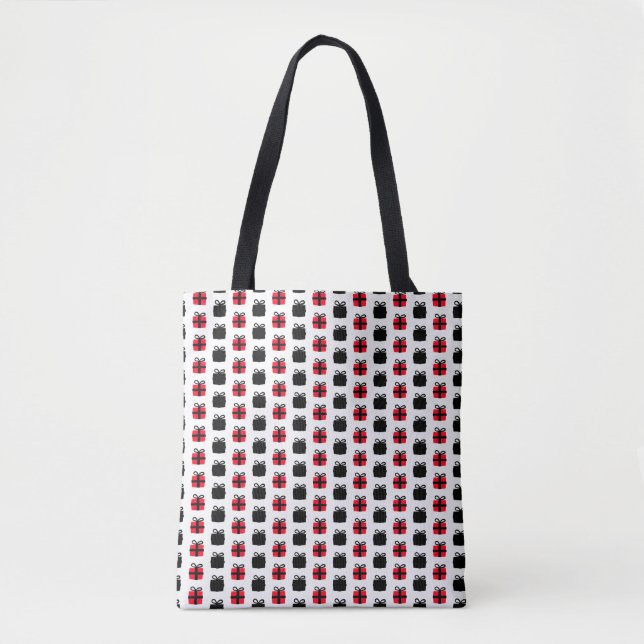 gift box design tote bag shopping (Devant)