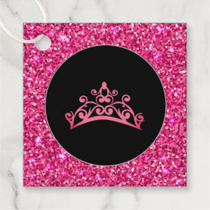 Gift-FavorTag -Pageant USA Tiara Crown Geschenkanhänger