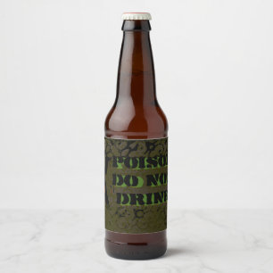 Gift-Flasche beschriftet Halloween industriellen Bierflaschenetikett