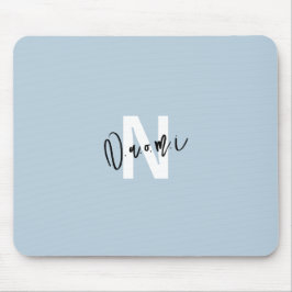 Gift for Girls – Personalized N with Name Naomi  Mousepad