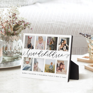 Gift for Grandparents Grandchildren Photo Collage Fotoplatte