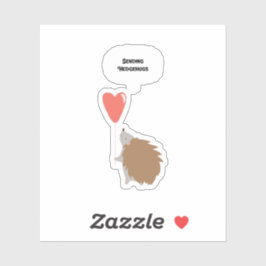 Gift for Him Valentine Animal Love Quote Art Aufkleber