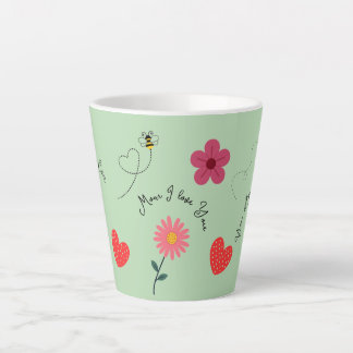 Gift For Mom,Best Mom Ever,I love You Latte Mug Milchtasse