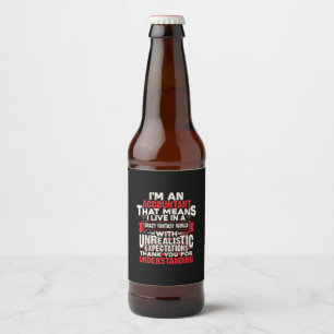 Gift für Buchhalter   Ich bin Buchhalter Bierflaschenetikett