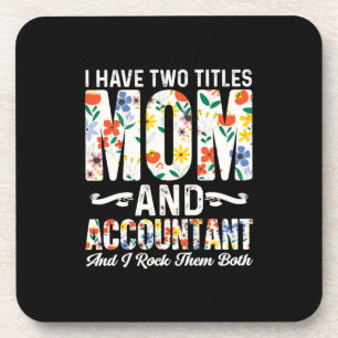 Gift für Buchhalter   Mama und Rechnungsführer Getränkeuntersetzer