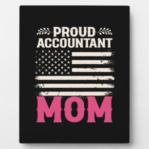 Gift für Buchhalter Proud Accountant Mama Fotoplatte