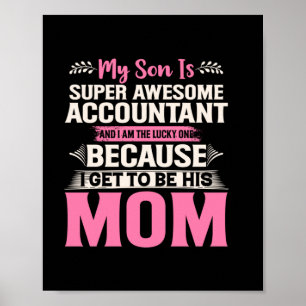 Gift für Buchhalter   Super Phantastisch Accountan Poster