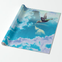 GIFT HUMMINGBIRD IN Wrapping Paper