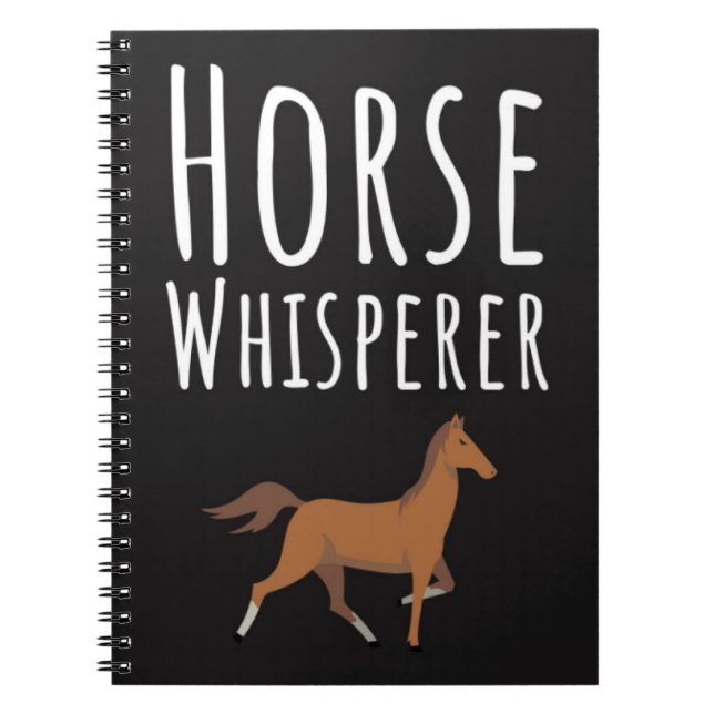 Gift Ideas For Horse Lovers Equine Animal Rider Notizblock (Vorderseite)