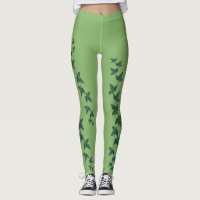 Gift Ivy Leaf Leggings | Grüne Leggings
