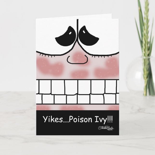 Gift Ivy Rash Karte (Vorderseite)