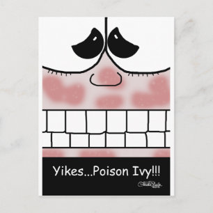 Gift Ivy Rash Postkarte