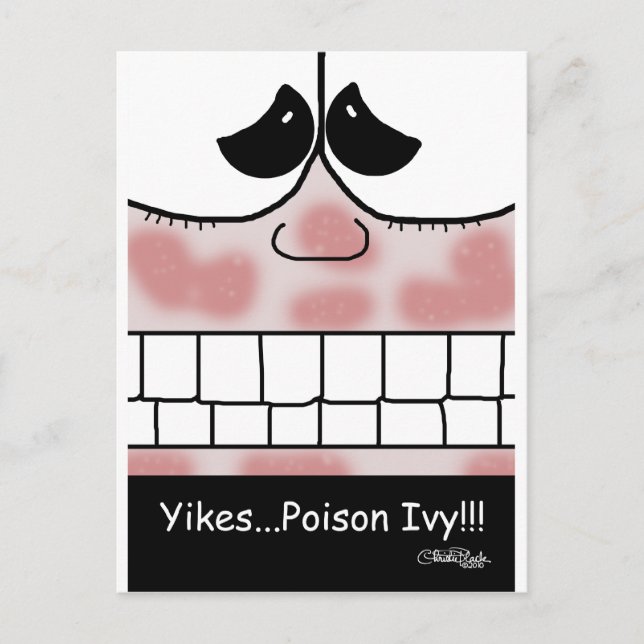 Gift Ivy Rash Postkarte (Vorderseite)