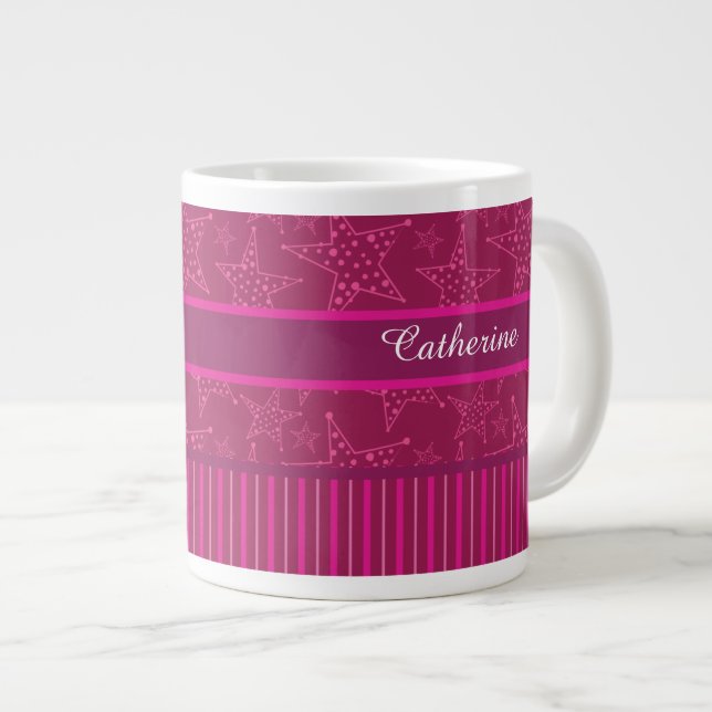Gift Mug pour elle, tasse de nom personnalisée, ro (Devant droit)