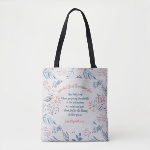 GIFT - Oma Gedichte von Großkindern - CUSTOM Tasche