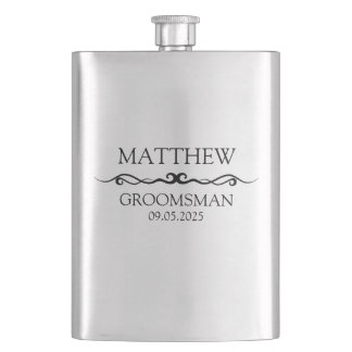 GIFT personalisierter TRAUZEUGE Flachmann