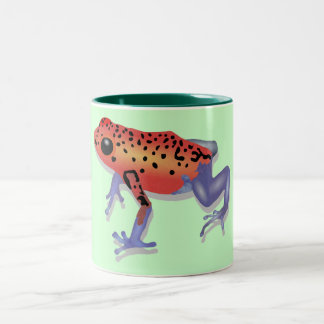 Gift-Pfeil-Frosch Zweifarbige Tasse