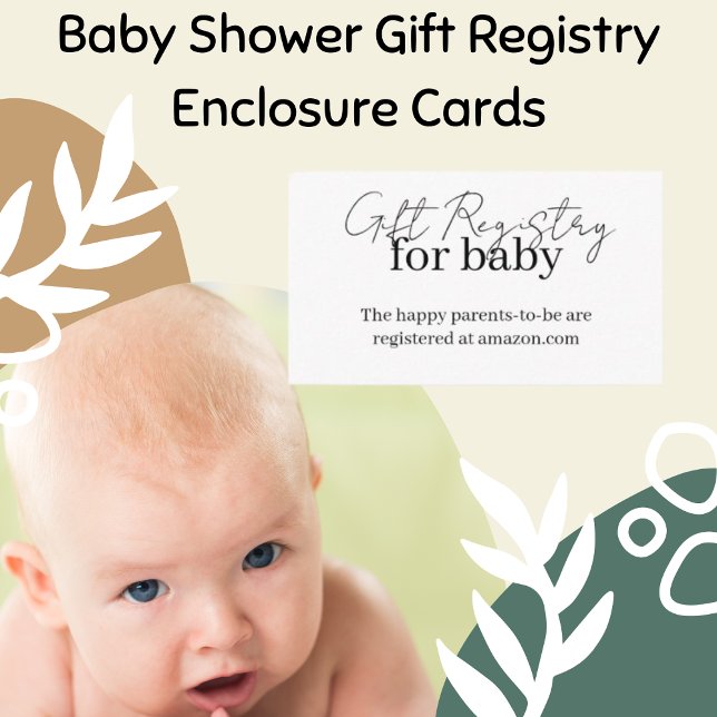 Gift Registry for baby, Baby Shower Insert (Von Creator hochgeladen)