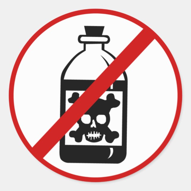 Gift Runder Aufkleber (Vorderseite)