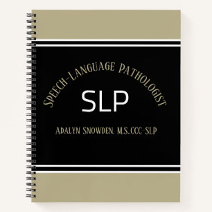 GIFT! SLP (Sprachpathologe) Spirale N Notizbuch