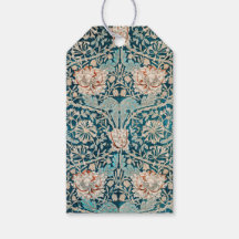 GIFT TAG : WILLIAM MORRIS : HONEYSUCKLE DESIGN