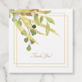 Gift-Tags aus Gold-Leaf-Spray Geschenkanhänger
