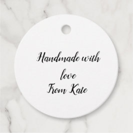 GIFT TAGS, einfache minimale handgefertigte GIFT T Geschenkanhänger