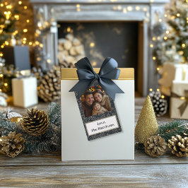 Gift-Tags für Gold und Navy-Foto Geschenkanhänger
