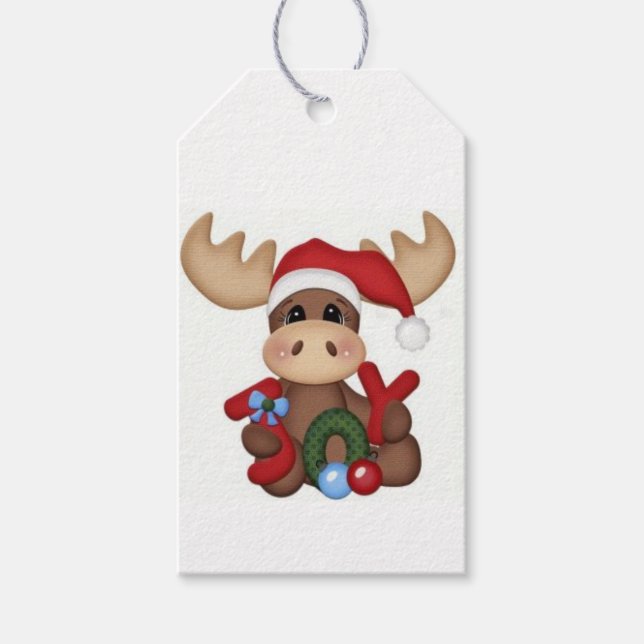 Gift Tags - Reindeer Joy Geschenkanhänger (Vorderseite)