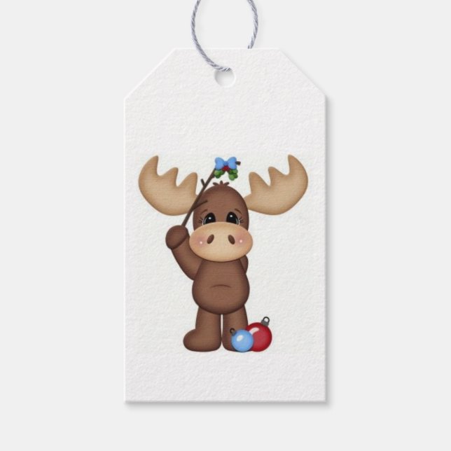 Gift Tags - Unter dem Mistleton Geschenkanhänger (Vorderseite)
