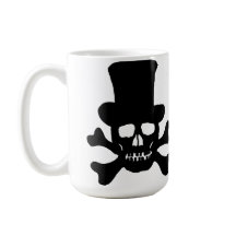 "Gift" Totenkopf mit Zylinder-Mug