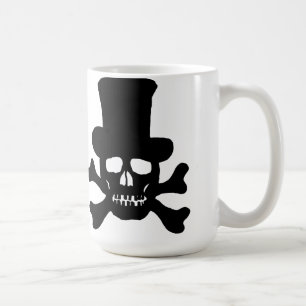 "Gift" Totenkopf mit Zylinder-Mug Kaffeetasse
